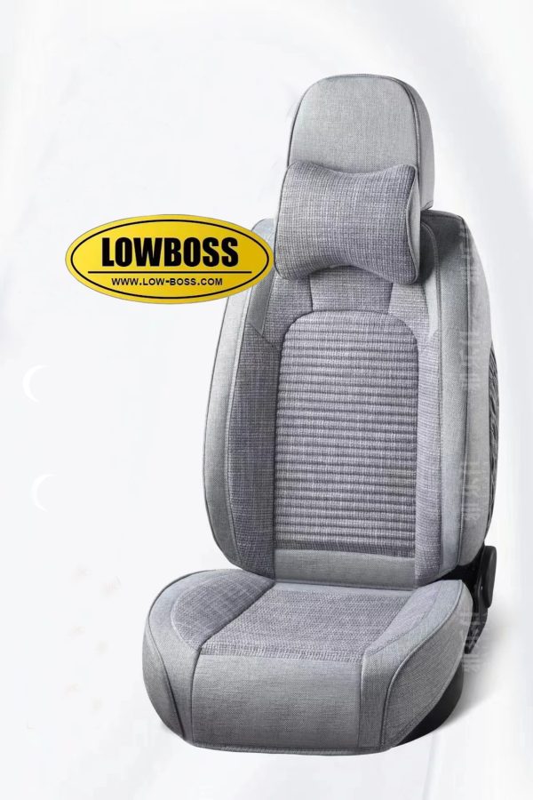 Half leather half fabric seat cover best for all seasons 1 Half leather half fabric seat cover best for all seasons