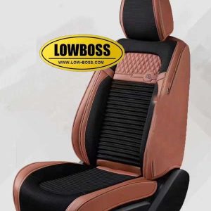 Lowboss-Saddle-Brown-&-Black-Premium-Seat-Covers