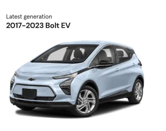 Chevrolet Bolt EV 2017-2023-Car
